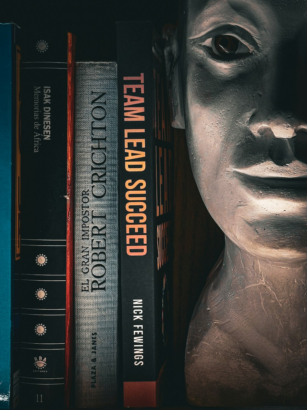 emerging author writing mystery novel